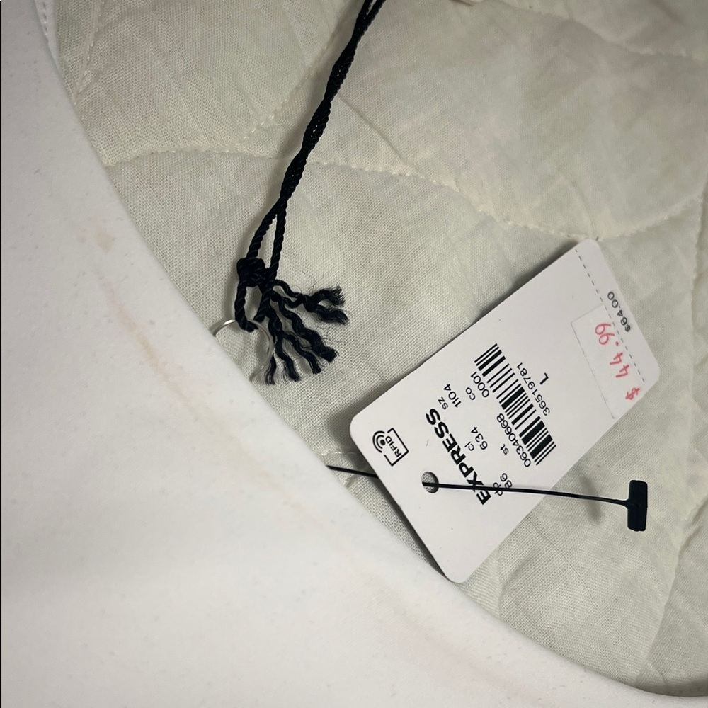 Express Black Ruffle Sleeve Blouse - Picture 8 of 8